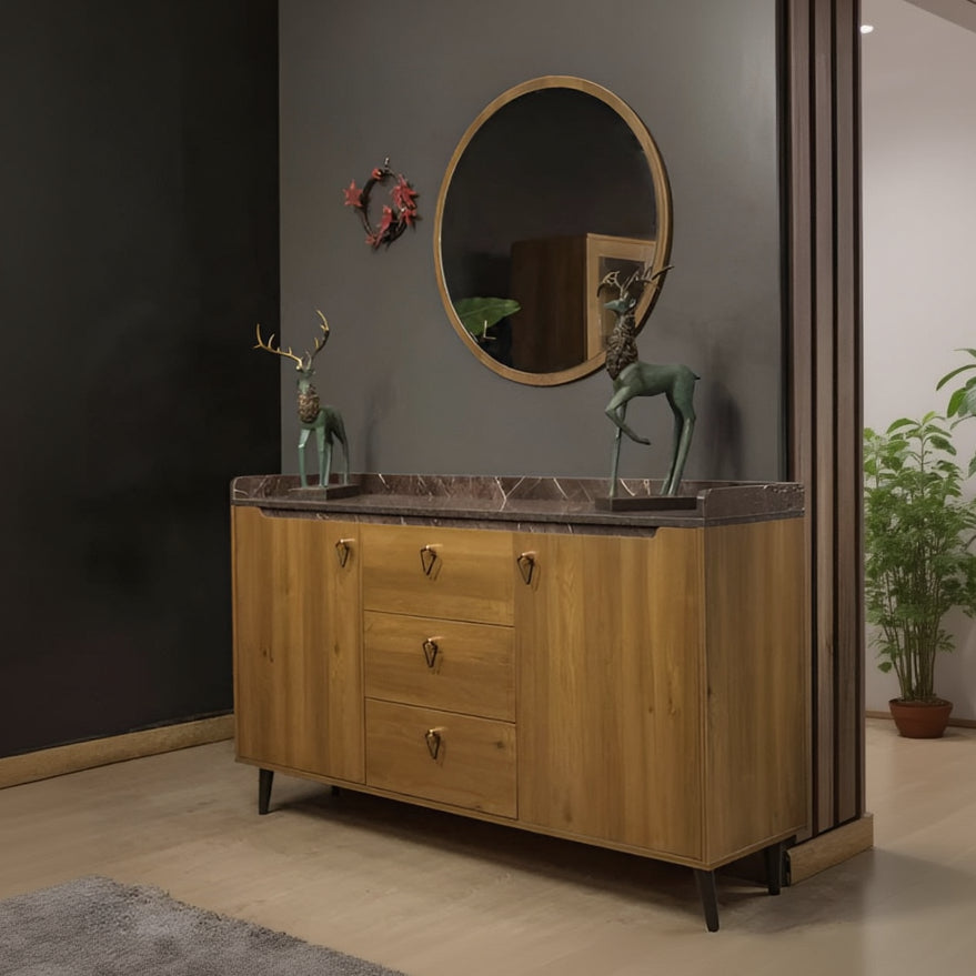 Buffet | Marble & Wood | 180 x 40 x 90 | BT65