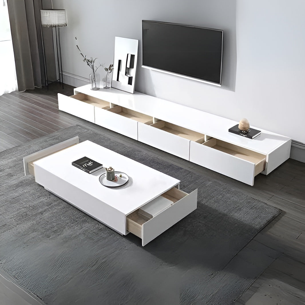 White Living Room Set - 240 x 40 x 40 cm | SET23