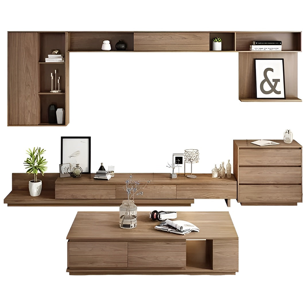Wooden Living Room Set - 300 x 40 x 40 cm | SET35