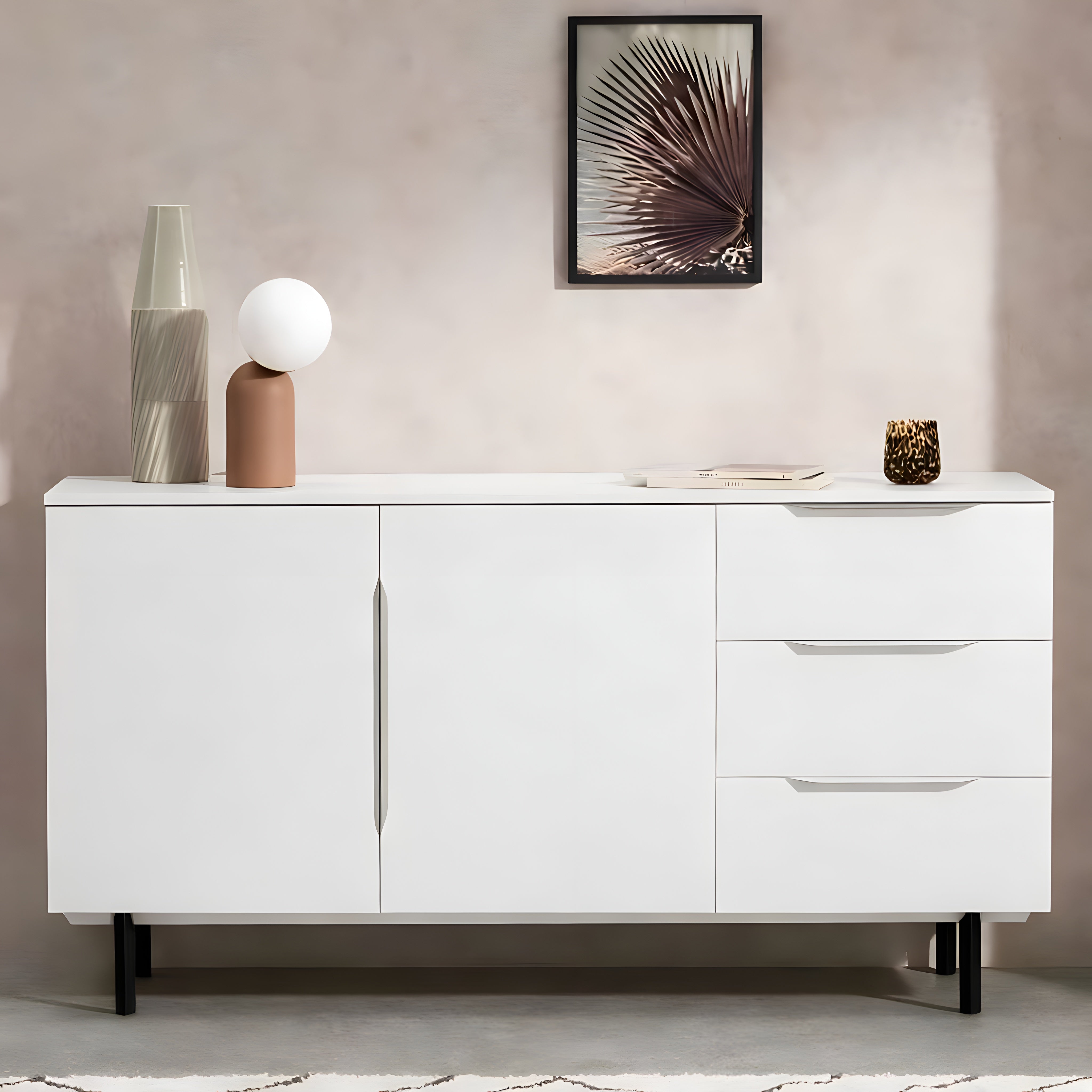Sideboard | White | 160 x 40 x 90 | BT73
