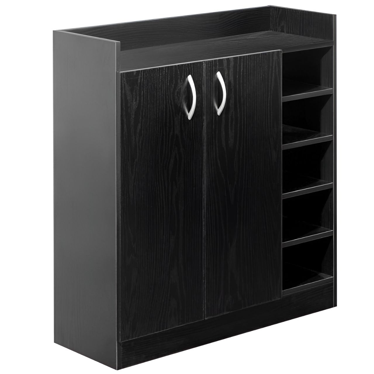 Black Shoe Cabinet - 90 x 40 x 100 cm | SU39