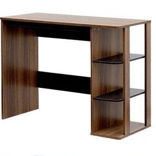 مكتب بني وأسود - 100 × 50 × 80 سم | DE53
