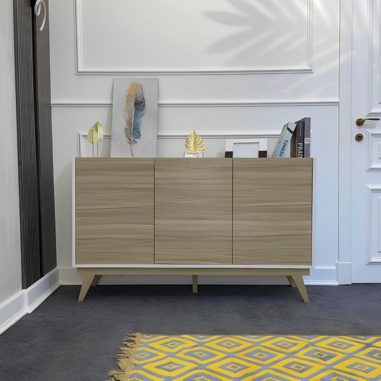 Sideboard | White & Wood | 140 x 40 x 90 | BT3